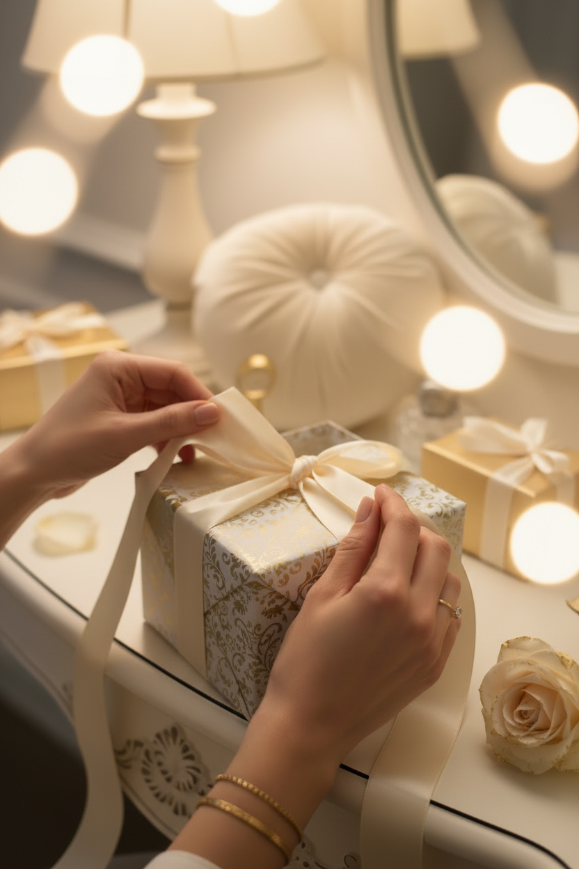 Elegant Gift Opening