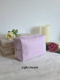 Pink Purple Cosmetic Bag, Water Resistant Travel Toiletry Pouch, Trendy Organizer