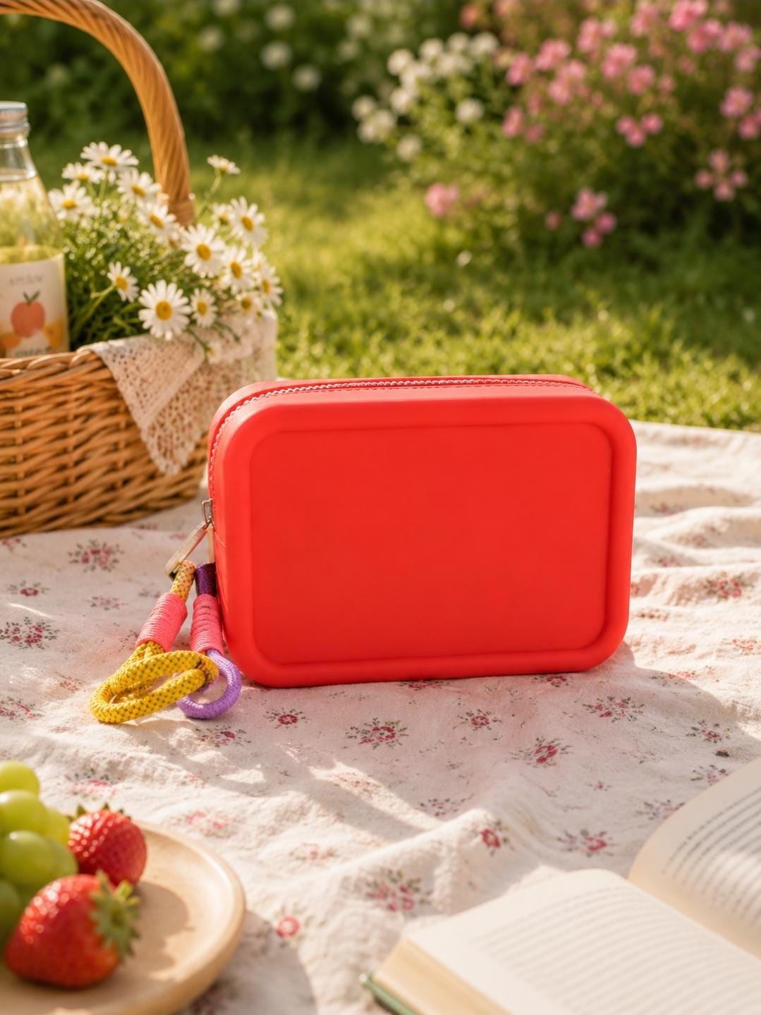 Waterproof Silicone Makeup Bag: Travel Toiletry Organizer Pouch, Minimalist Style