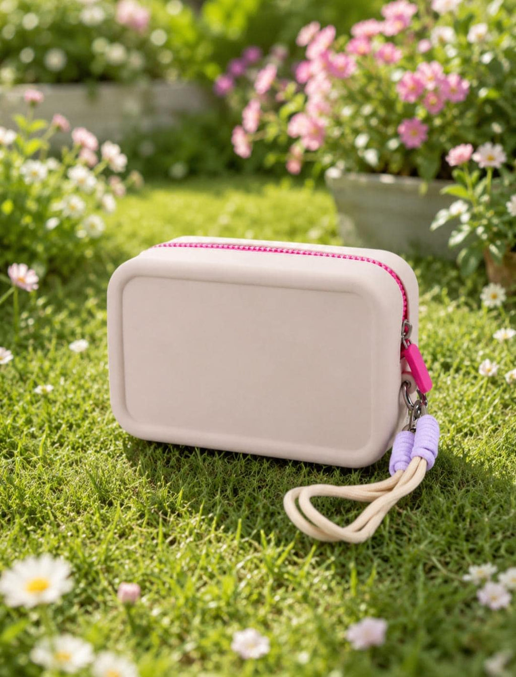 Waterproof Silicone Makeup Bag: Travel Toiletry Organizer Pouch, Minimalist Style