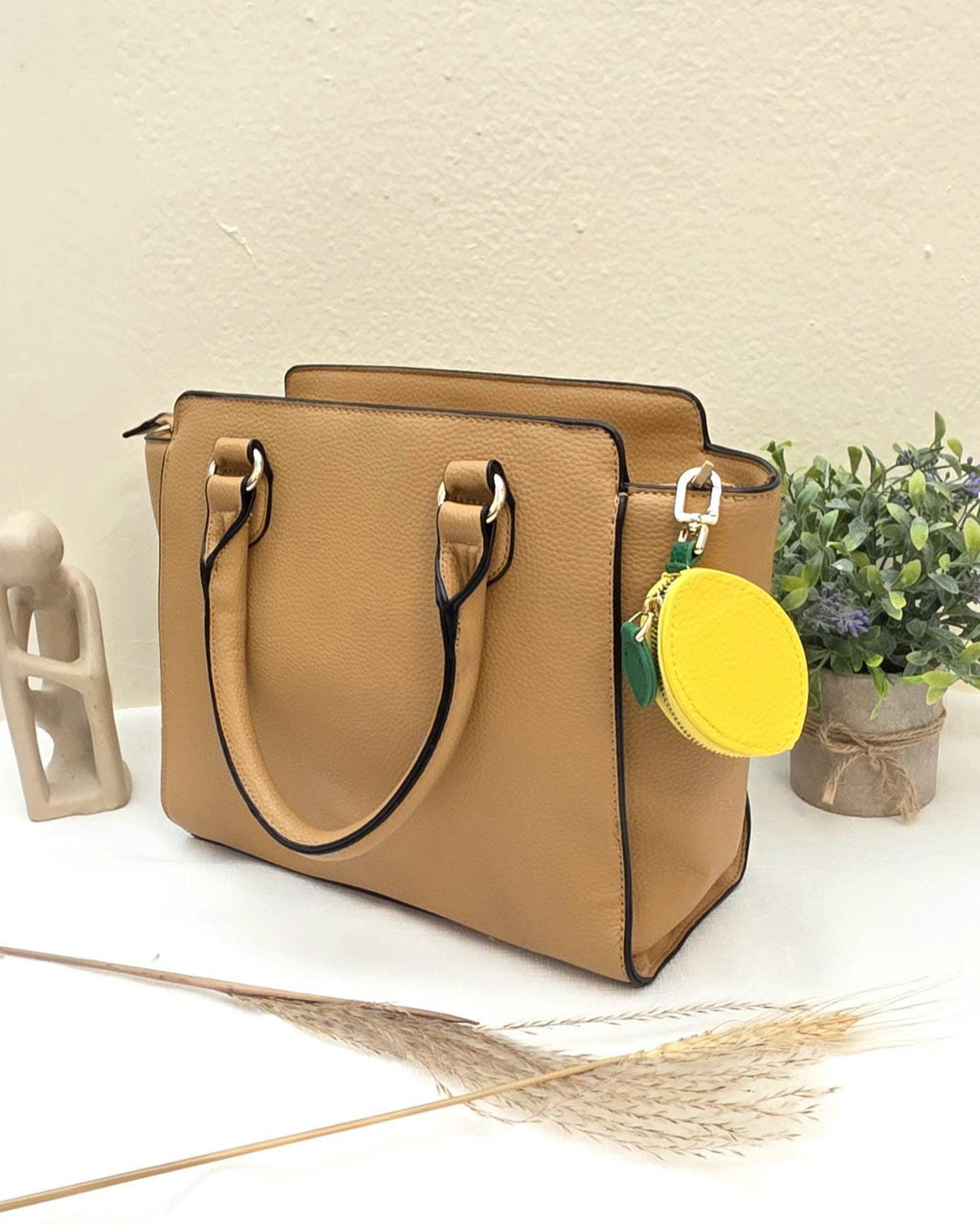 Vegan Leather Fruit Coin Purse Keychain, Mini Zipper Pouch, Kawaii Bag Charm