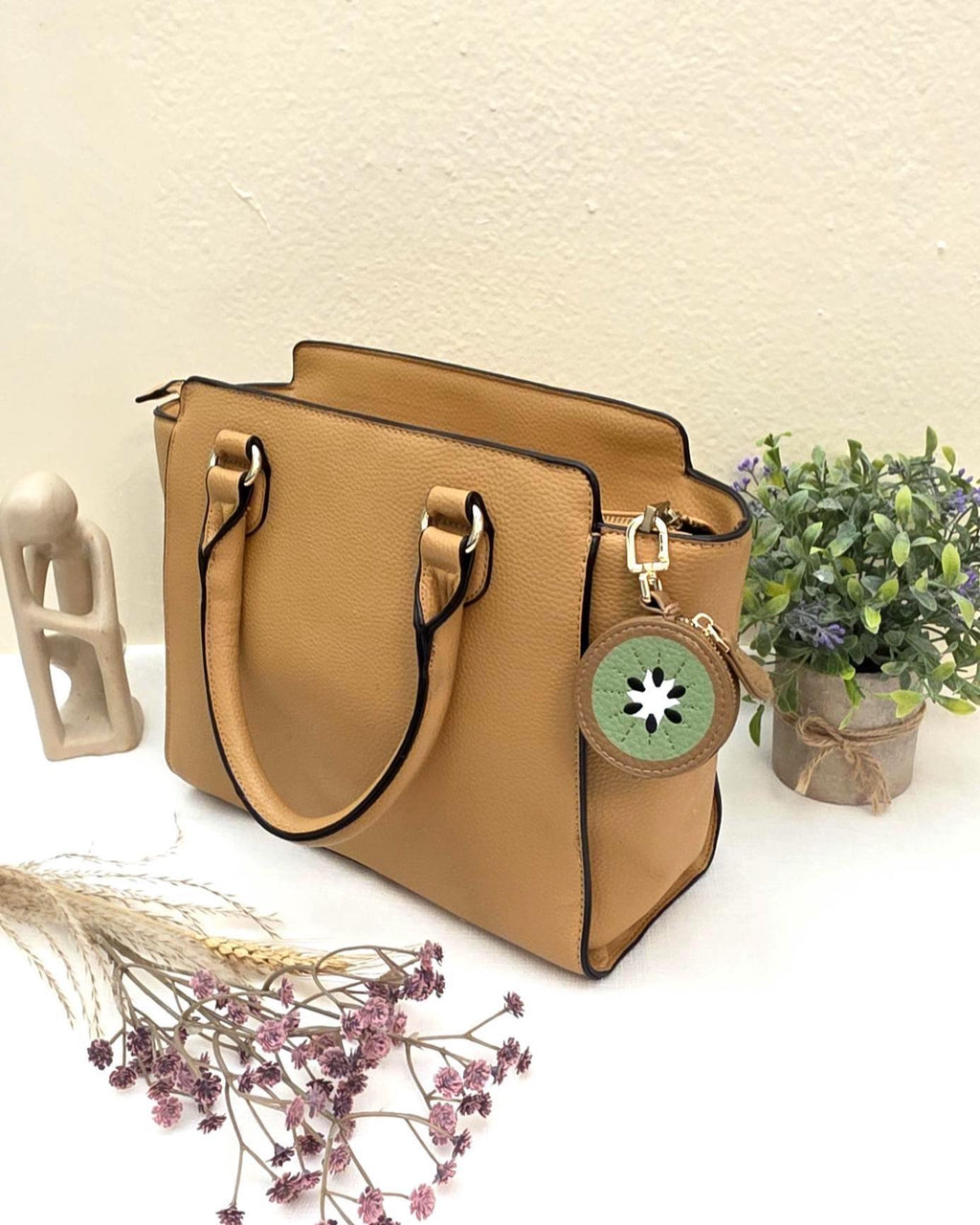 Vegan Leather Fruit Coin Purse Keychain, Mini Zipper Pouch, Kawaii Bag Charm