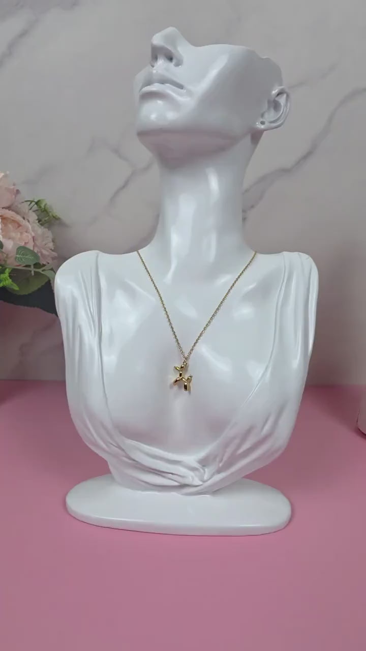 Poppy Necklace | 18K Gold Plated Balloon Dog Necklace